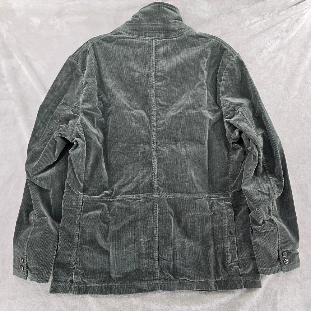 Relwen Cord Trap Blazer Mens‎ XL Green Corduroy Field Jacket Huckberry NEW